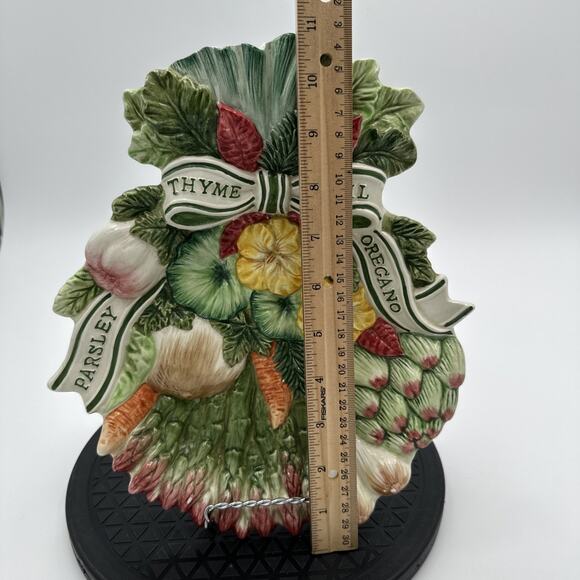 Fitz and Floyd Herb Garden Serving Plate 11" - Picture 2 of 7